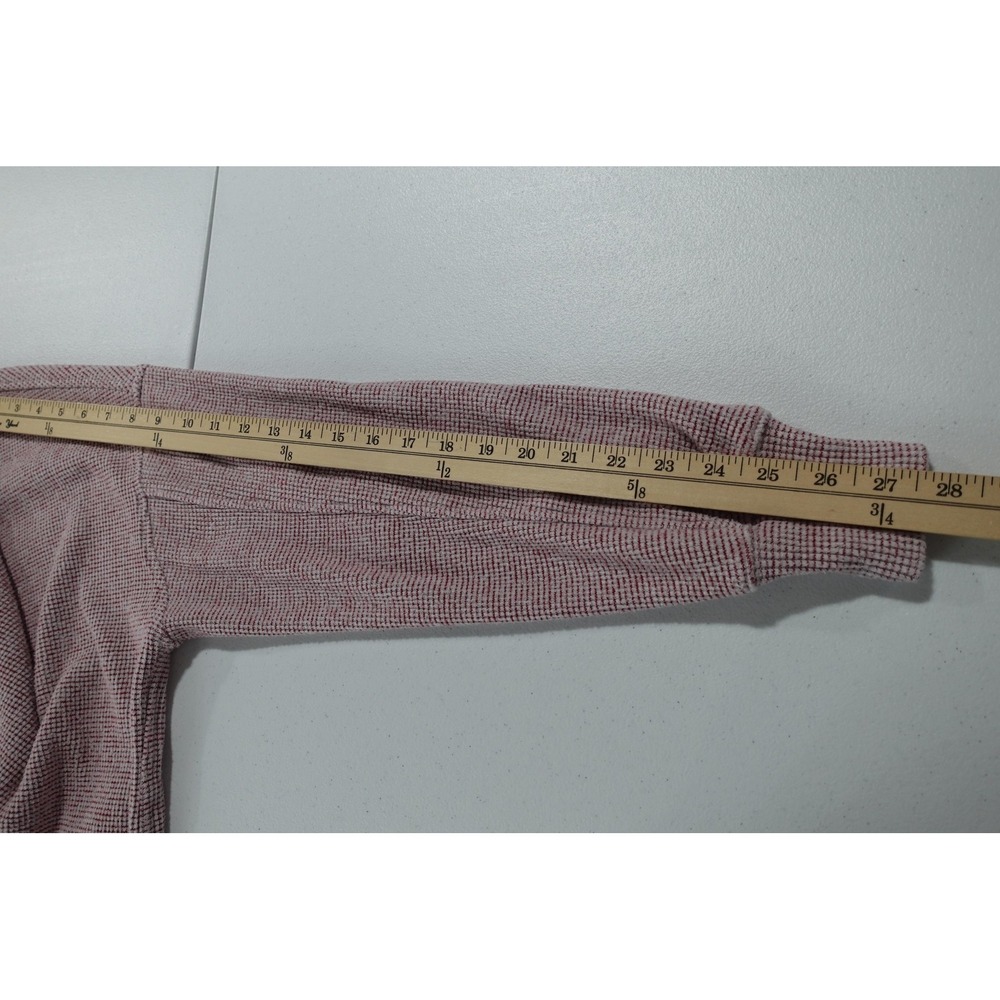 Aerie Sweater Womens XXS‎ Pink Waffle Knit Thermal Crewneck Pullover Top - Picture 7 of 8